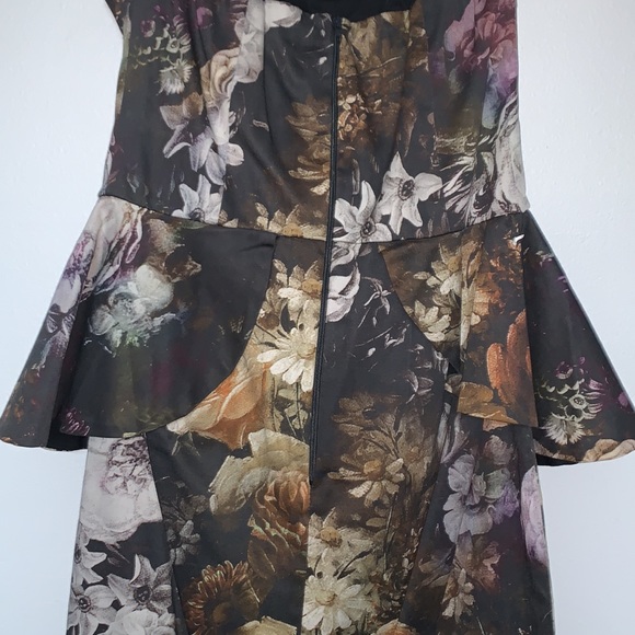 🌻 Vintage Floral ASOS Petite MIDI Dress Size 6 NWOT - Picture 7 of 9